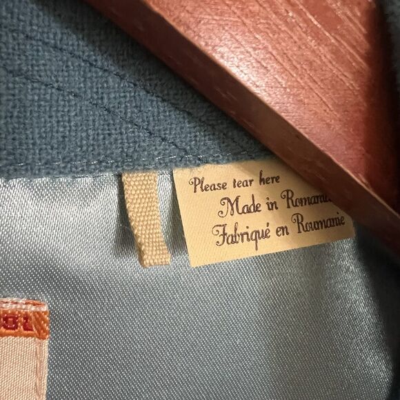 Levi's Vintage Clothing STYLED BY LEVI's SHIRT Size L Blue Wool - Picture 5 of 8